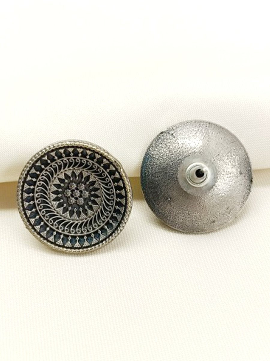 Brishti Plain Oxidized Tops - House of Sarvati LLC