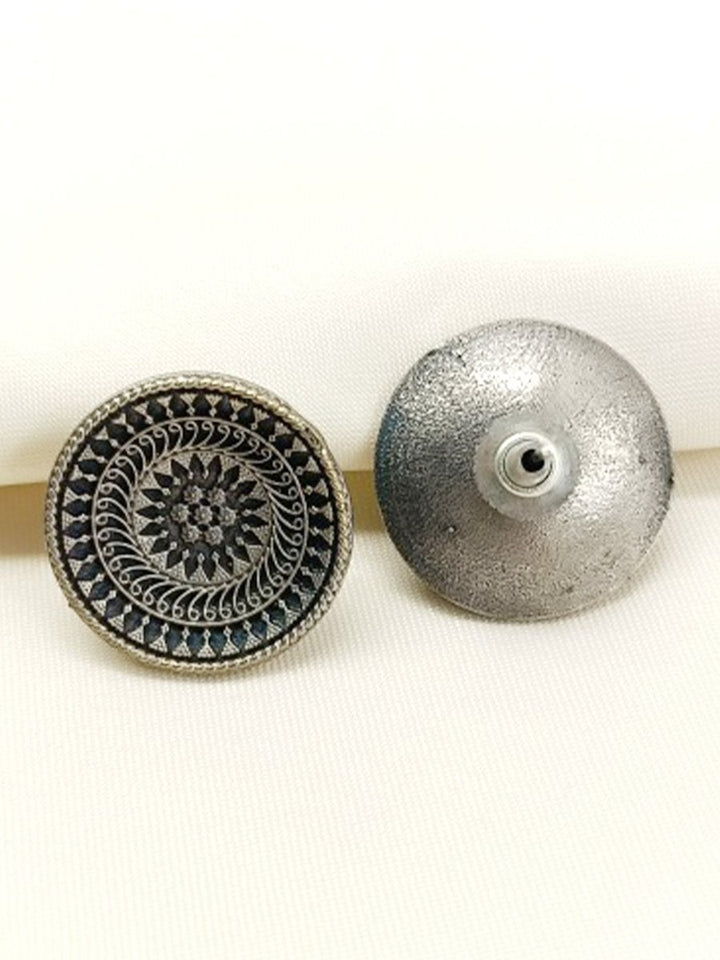 Brishti Plain Oxidized Tops - House of Sarvati LLC