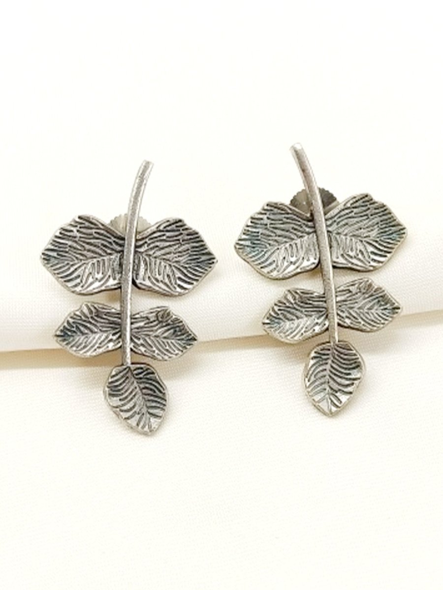 Charu Plain Oxidized Tops - House of Sarvati LLC