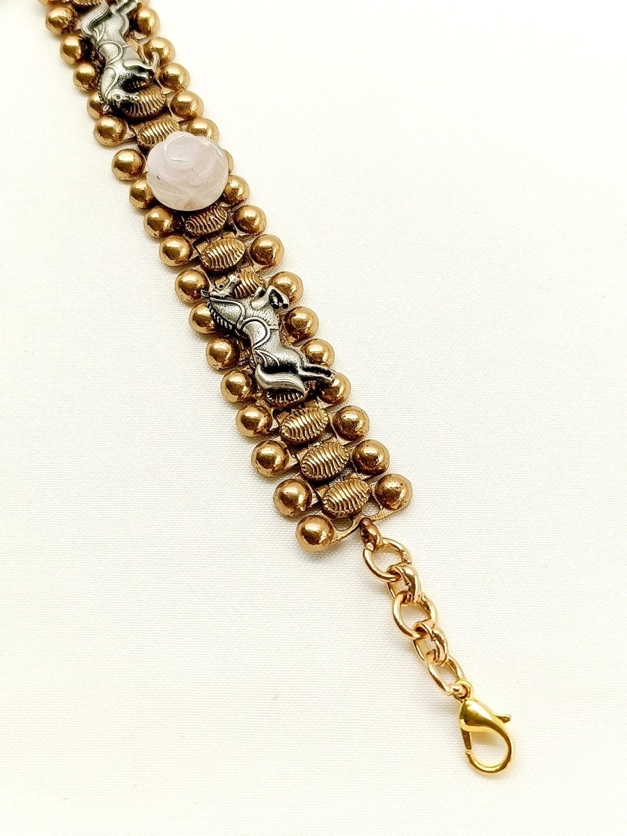Cheryl Baby Pink Horse Boutique Bracelet - House of Sarvati LLC