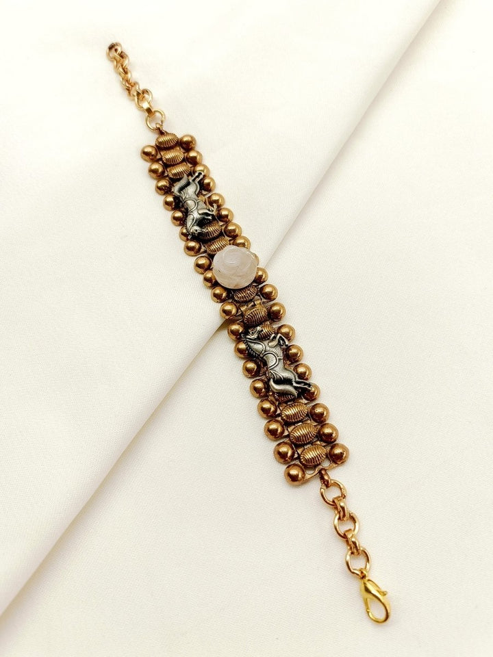 Cheryl Baby Pink Horse Boutique Bracelet - House of Sarvati LLC