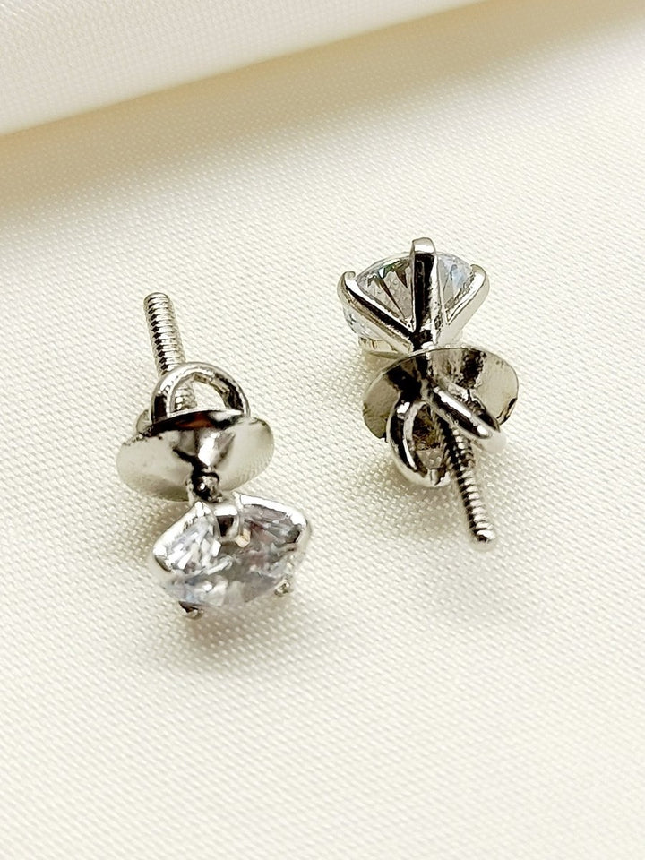 Chloe 92.5 Silver Swarovski Stone Tops - House of Sarvati LLC