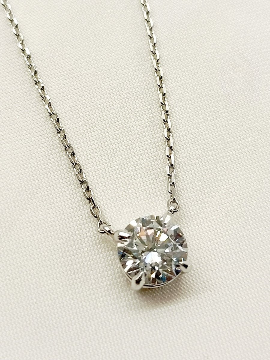 Cordlie 92.5 Silver Swarovski Stone Pendal - House of Sarvati LLC