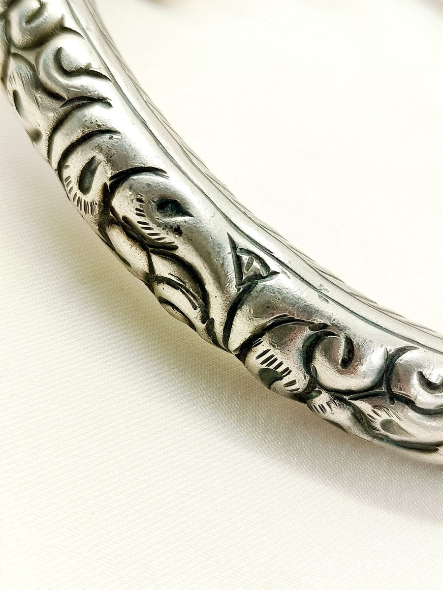 Dhriti Oxidized Silver Anklet [Price Is For Single Piece] - House of Sarvati LLC