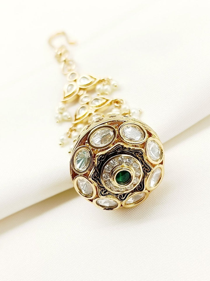 Donna Green Kundan Borla - House of Sarvati LLC