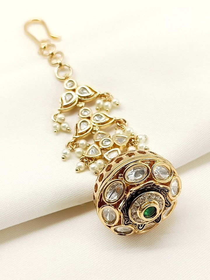 Donna Green Kundan Borla - House of Sarvati LLC