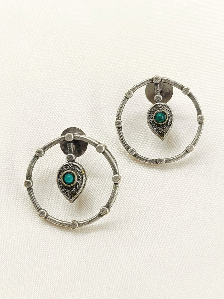 Fulki Green Oxidized Tops - House of Sarvati LLC