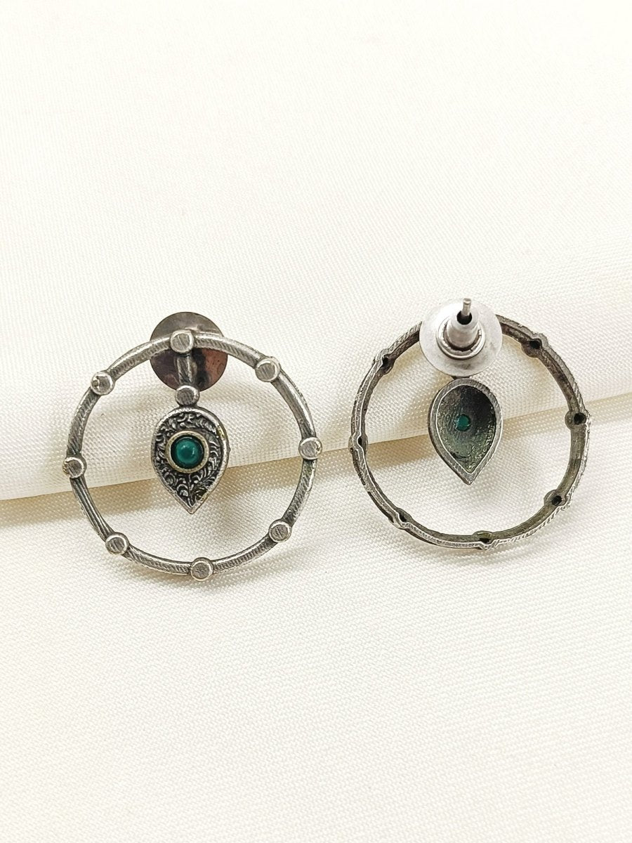 Fulki Green Oxidized Tops - House of Sarvati LLC