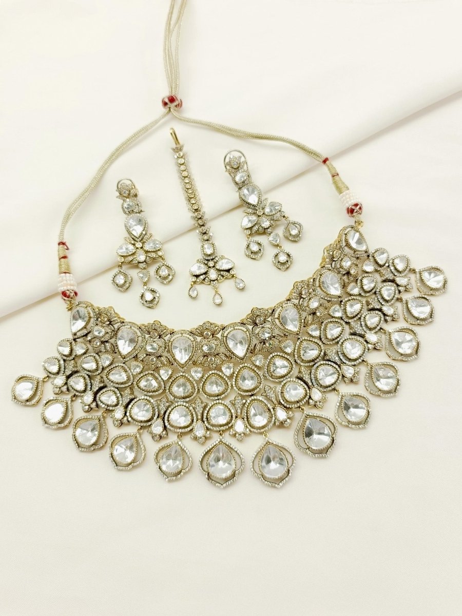 Geetanjali White Victorian Set - House of Sarvati LLC