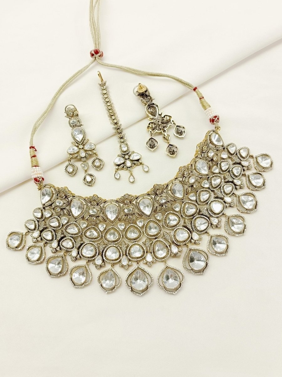 Geetanjali White Victorian Set - House of Sarvati LLC