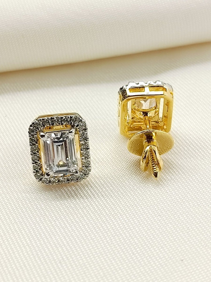 Giselle 92.5 Silver Swarovski Stone Tops - House of Sarvati LLC