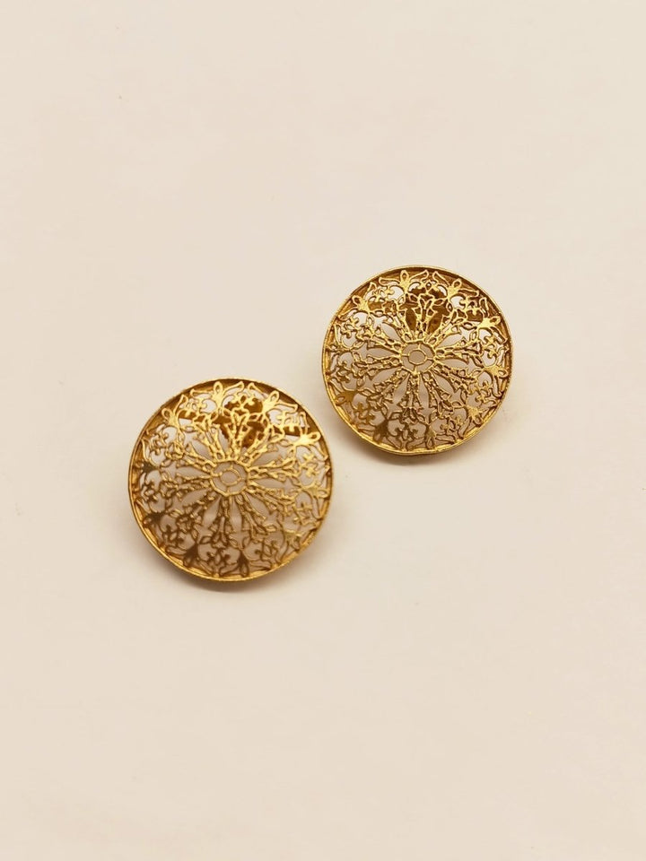 Gourika Filigree Antique Gold Set - House of Sarvati LLC