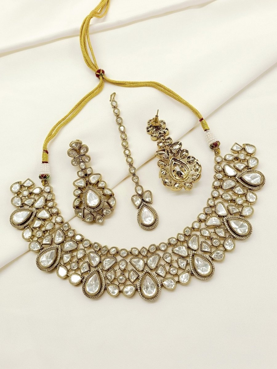 Gurpreet White Victorian Set - House of Sarvati LLC