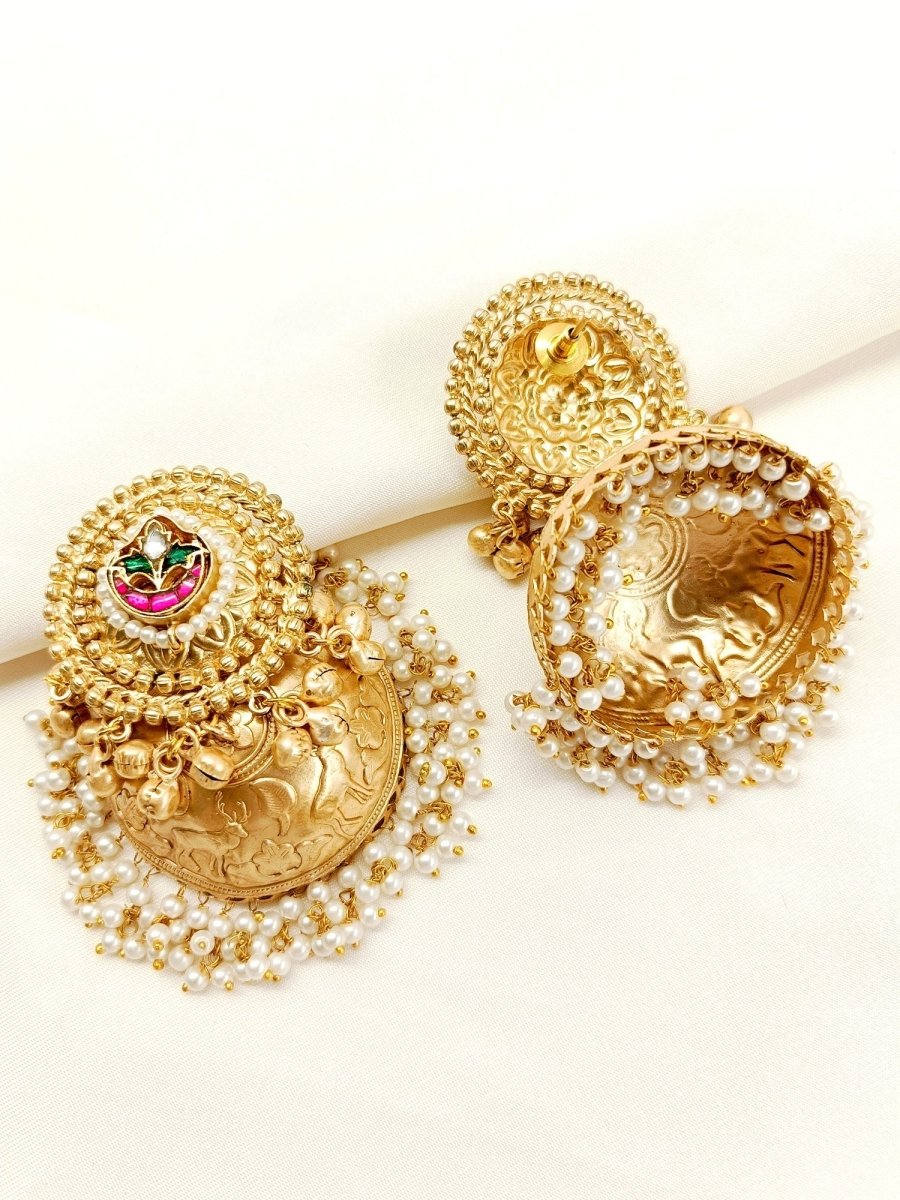 Harinakshi R & G Boutique Jhumki - House of Sarvati LLC