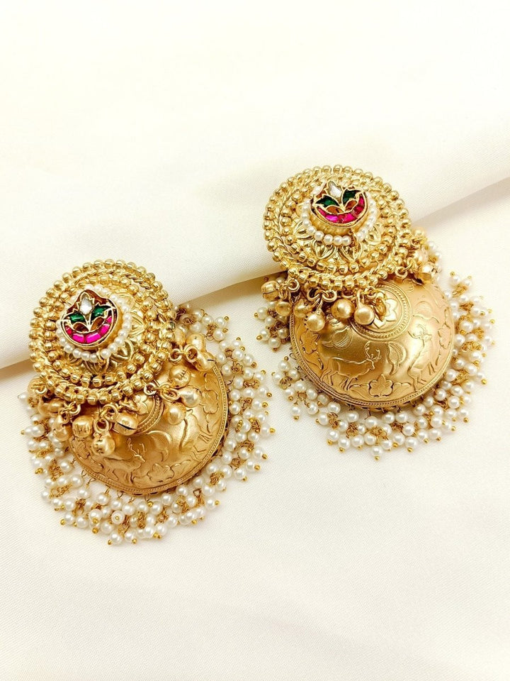 Harinakshi R & G Boutique Jhumki - House of Sarvati LLC