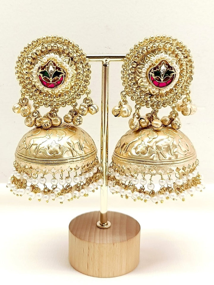 Harinakshi R & G Boutique Jhumki - House of Sarvati LLC