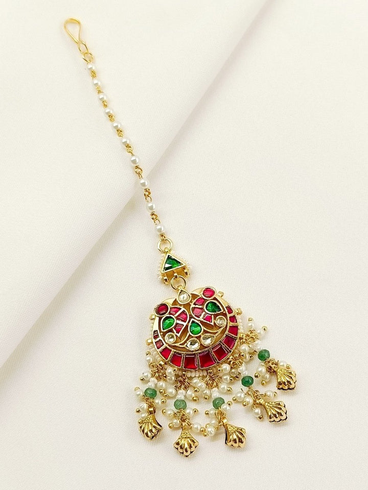 Hemakshi R&G Kundan Teeka - House of Sarvati LLC