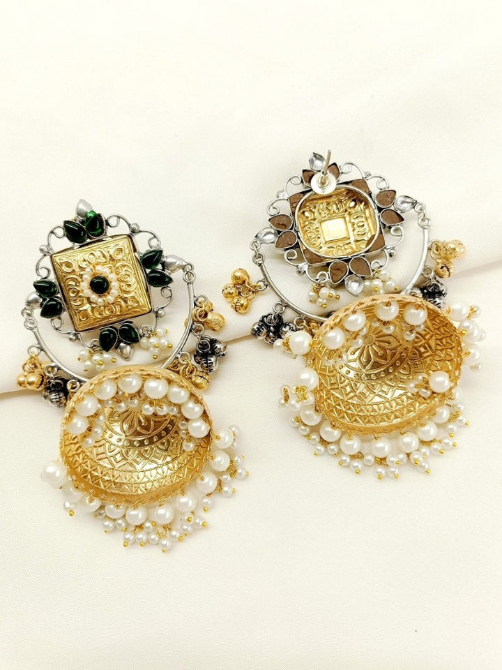 Jameela Green Boutique Jhumki - House of Sarvati LLC