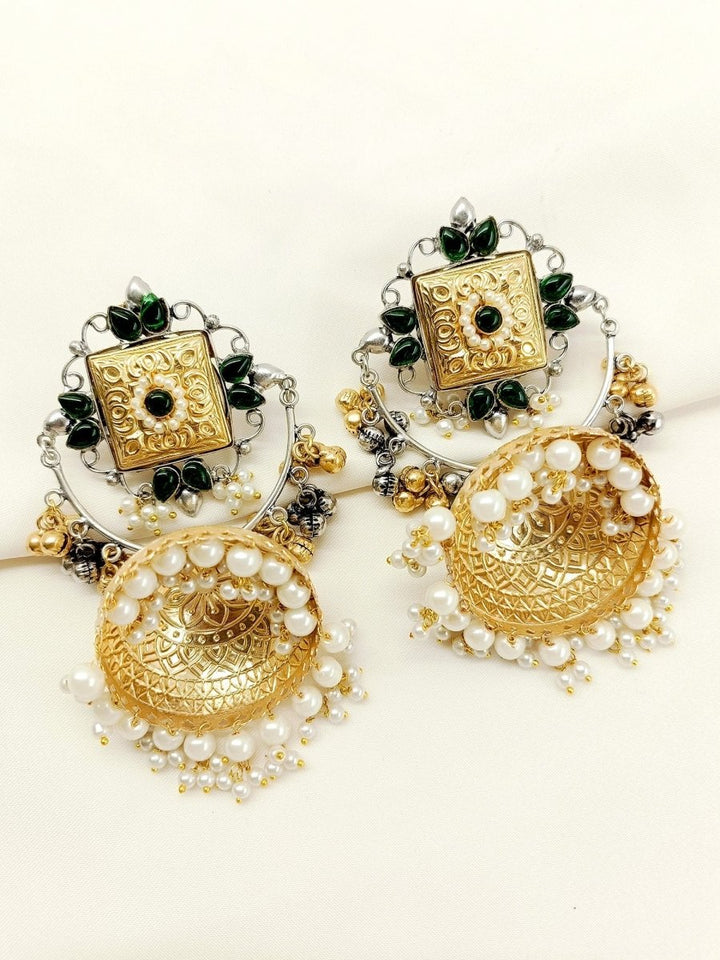 Jameela Green Boutique Jhumki - House of Sarvati LLC