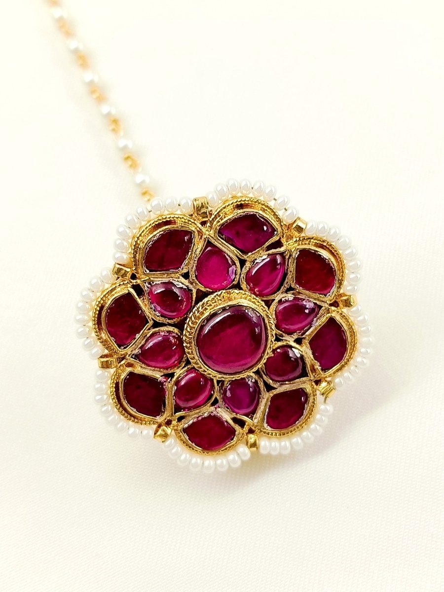 Javi Majenta Kundan Borla - House of Sarvati LLC