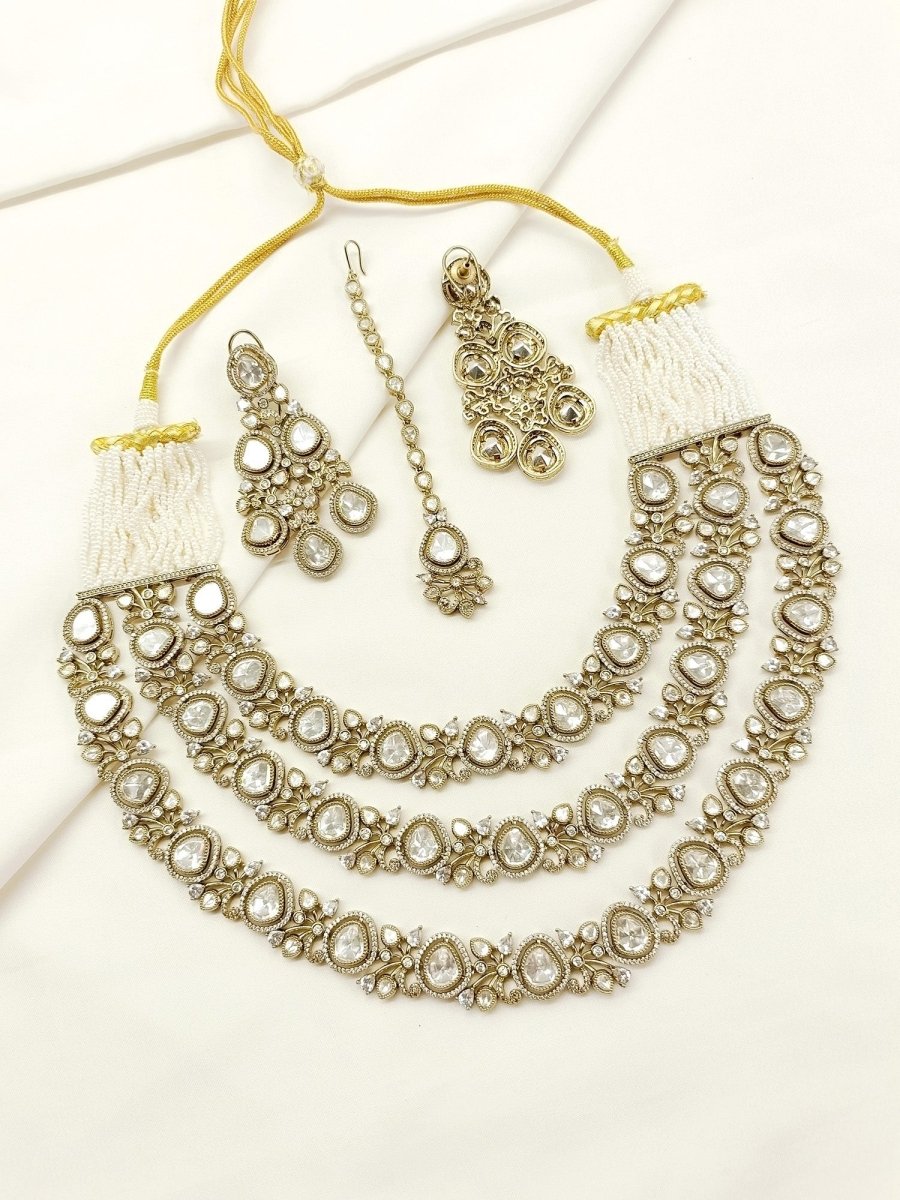 Kaumolika White Victorian Set - House of Sarvati LLC