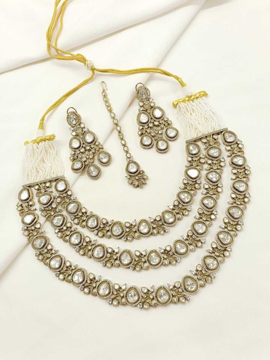 Kaumolika White Victorian Set - House of Sarvati LLC
