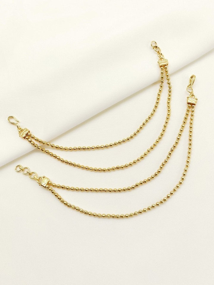 Laveena Traditional Ear Chain - House of Sarvati LLC