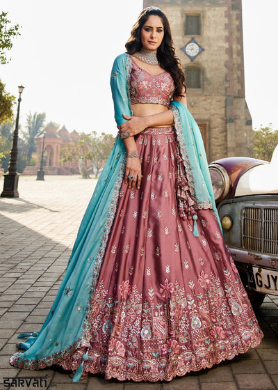 Georgette Lehenga