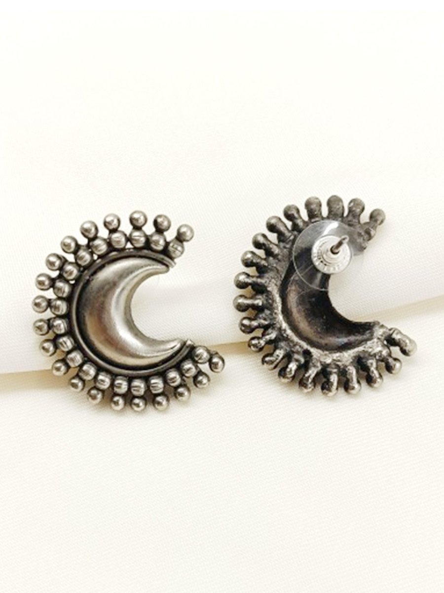 Mahalakshmi Plain Oxidized Tops - House of Sarvati LLC