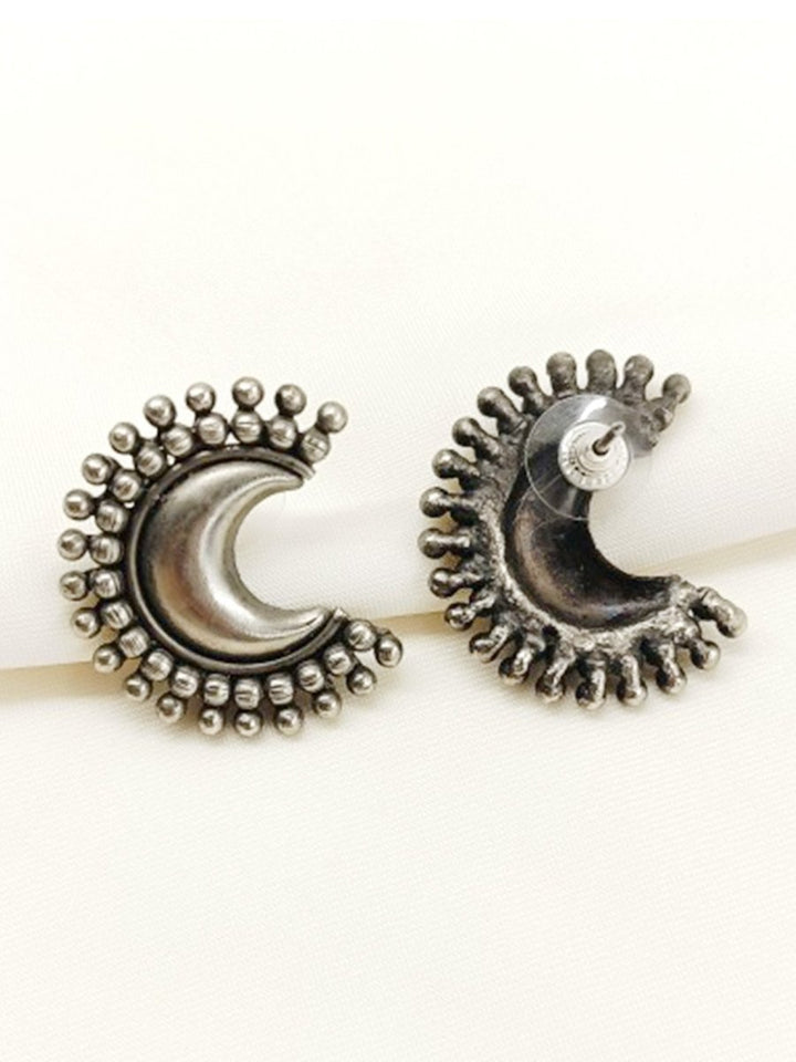 Mahalakshmi Plain Oxidized Tops - House of Sarvati LLC