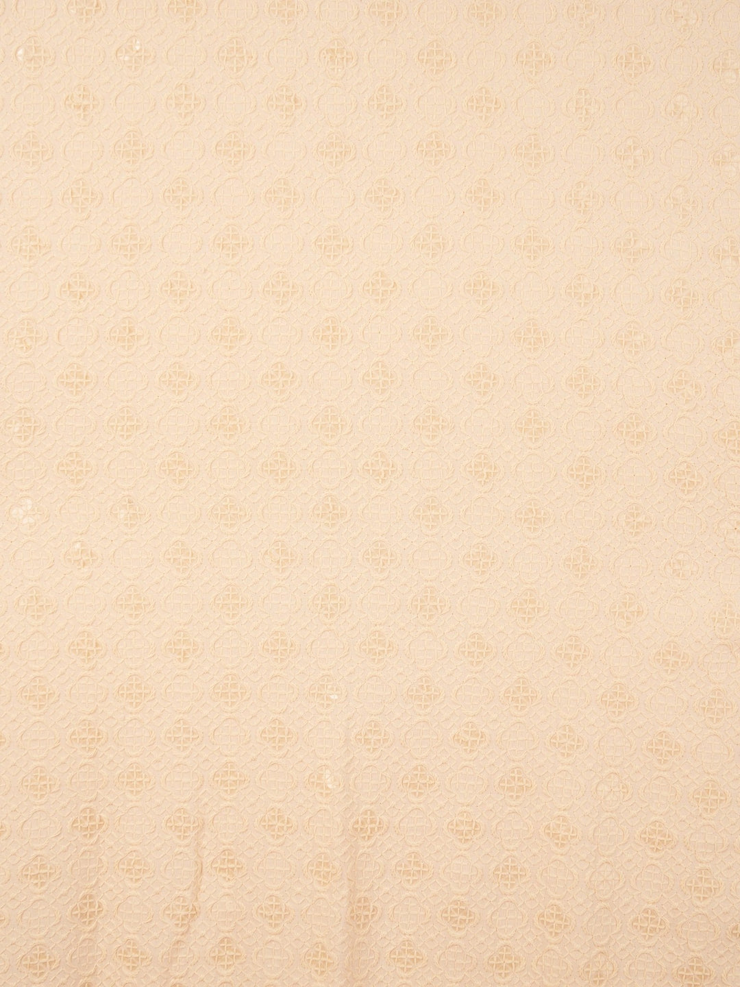 Men's Peach Silk Blend Embroidered Dupatta - view 3