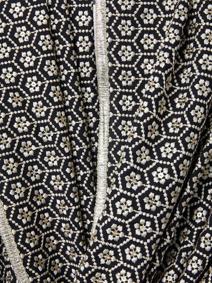 Men's Black - Dupatta - House of Sarvati LLC