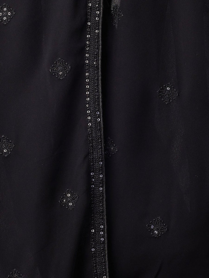 Men's Black - Dupatta - House of Sarvati LLC