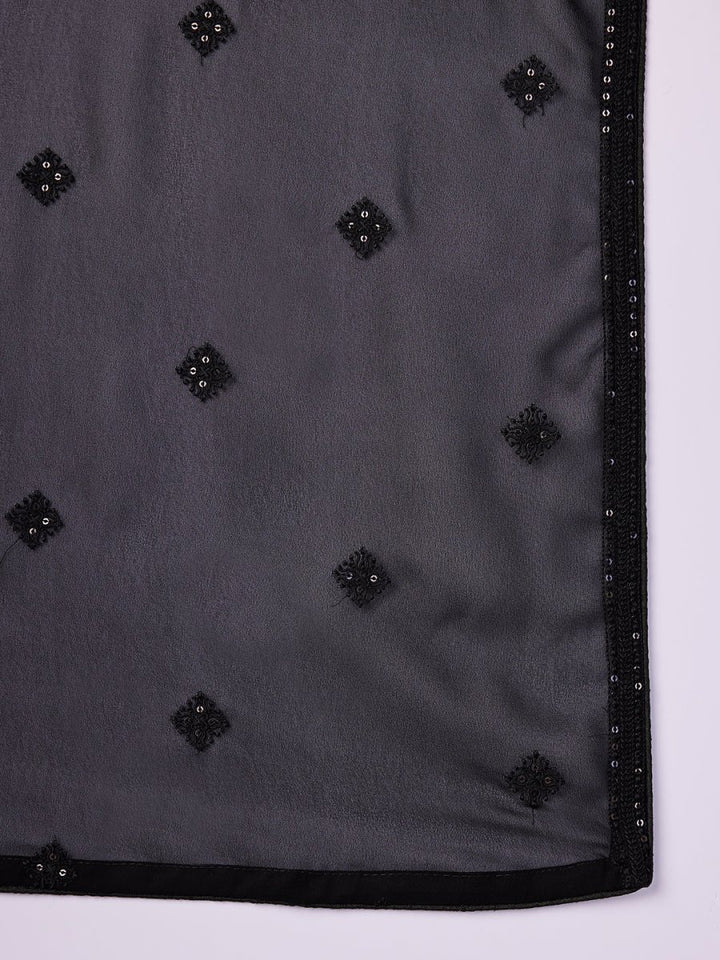 Men's Black - Dupatta - House of Sarvati LLC