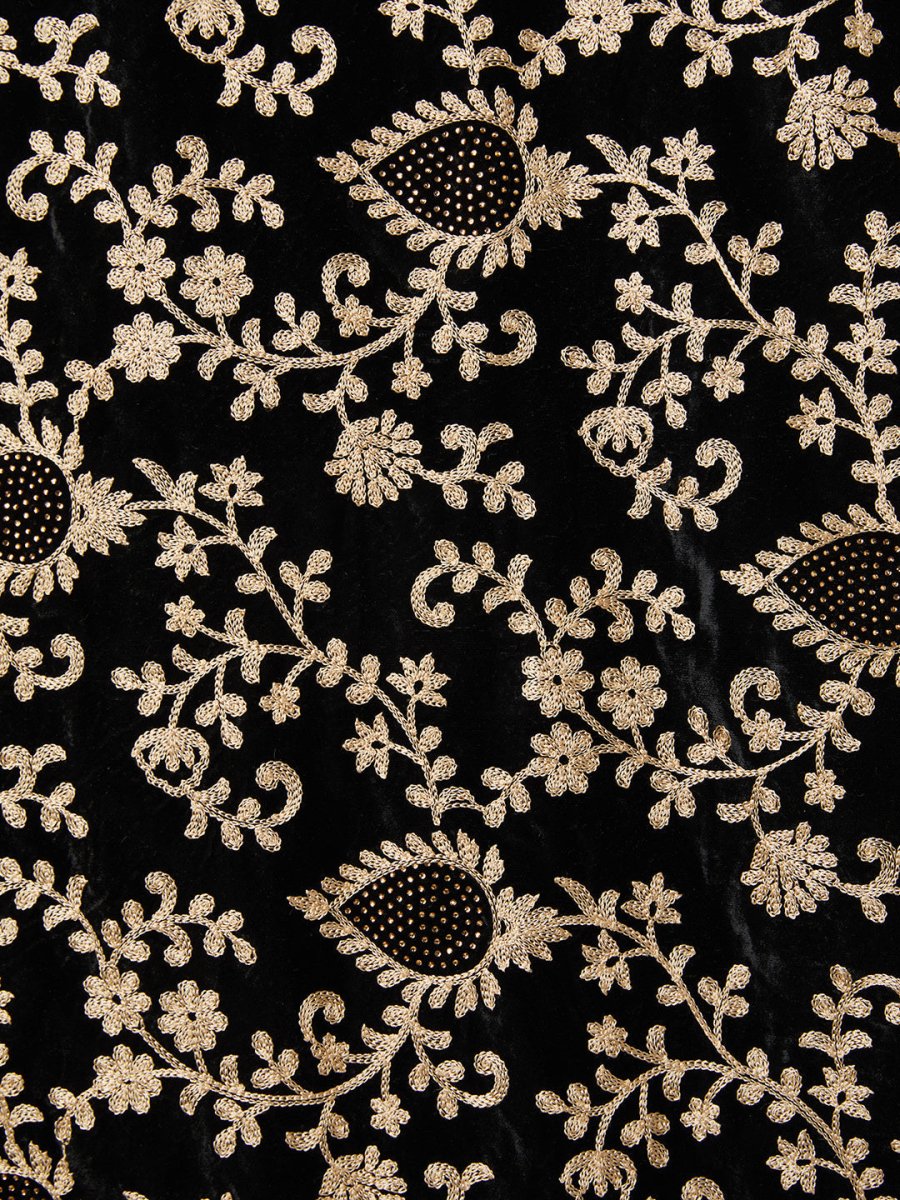 Men's Black - Dupatta - House of Sarvati LLC