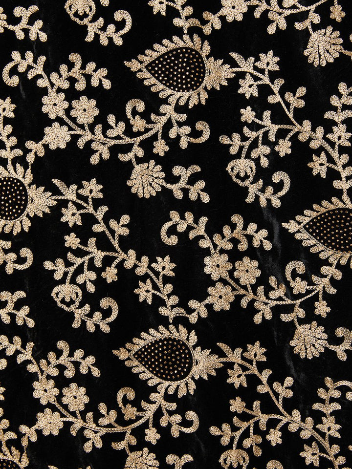 Men's Black - Dupatta - House of Sarvati LLC