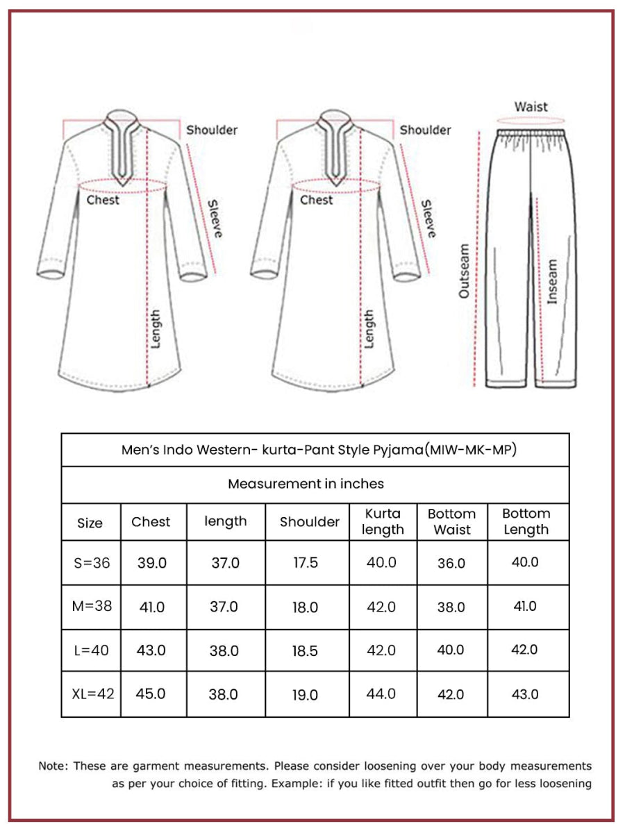 Men's Cream And Gold Silk Blend Sherwani Set - House of Sarvati LLC