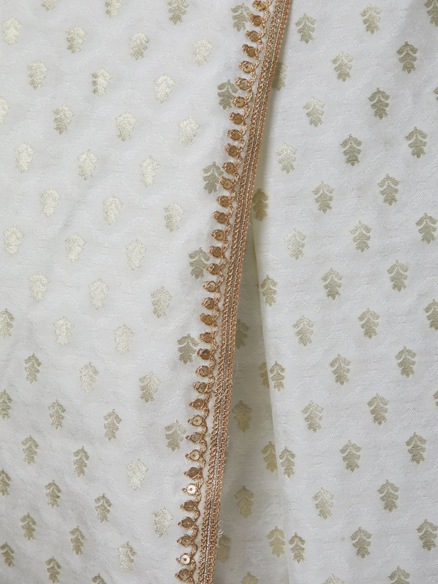 Men's Cream - Dupatta - House of Sarvati LLC