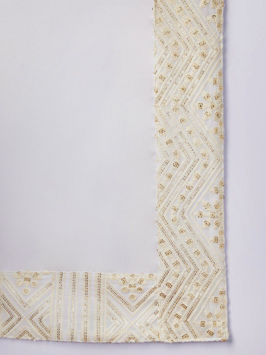 Men's Cream - Dupatta - House of Sarvati LLC