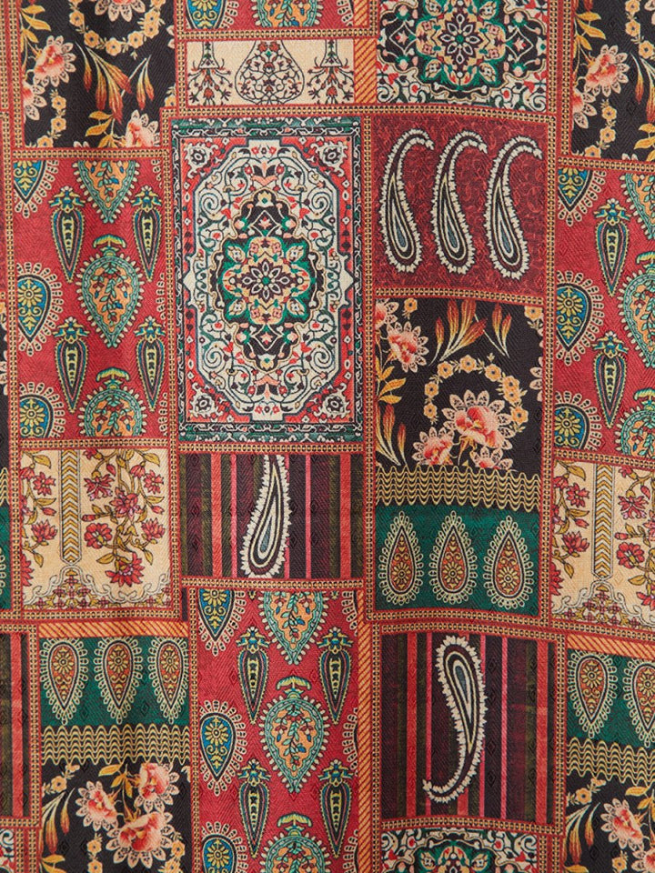 Men's Maroon - Dupatta - House of Sarvati LLC