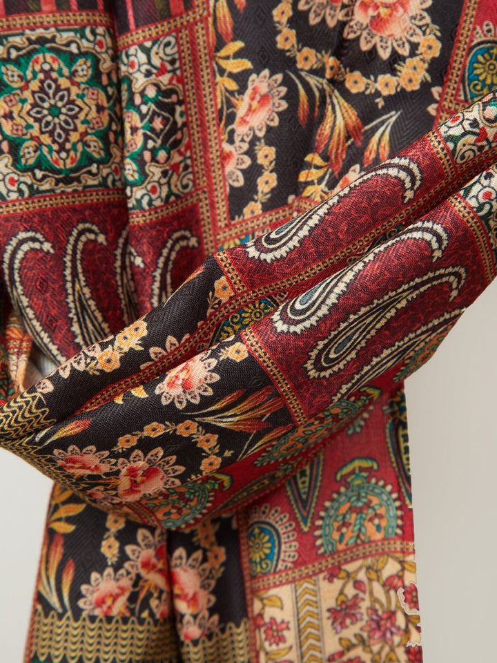 Men's Maroon - Dupatta - House of Sarvati LLC
