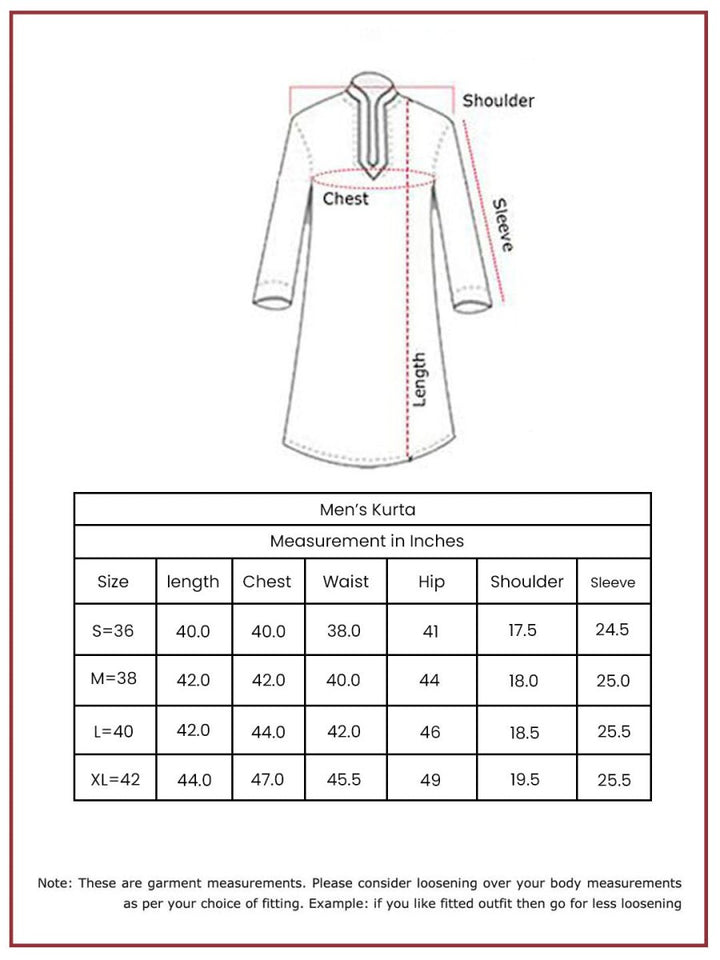 Men's Multi - Color Cotton Kalamkari Print Kurta - House of Sarvati LLC