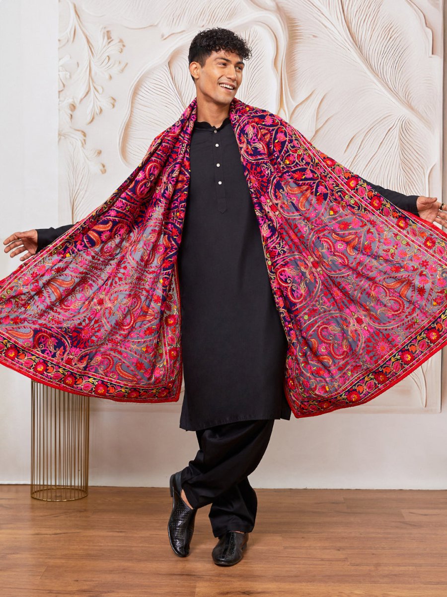 Men's Multicolor - Dupatta - House of Sarvati LLC