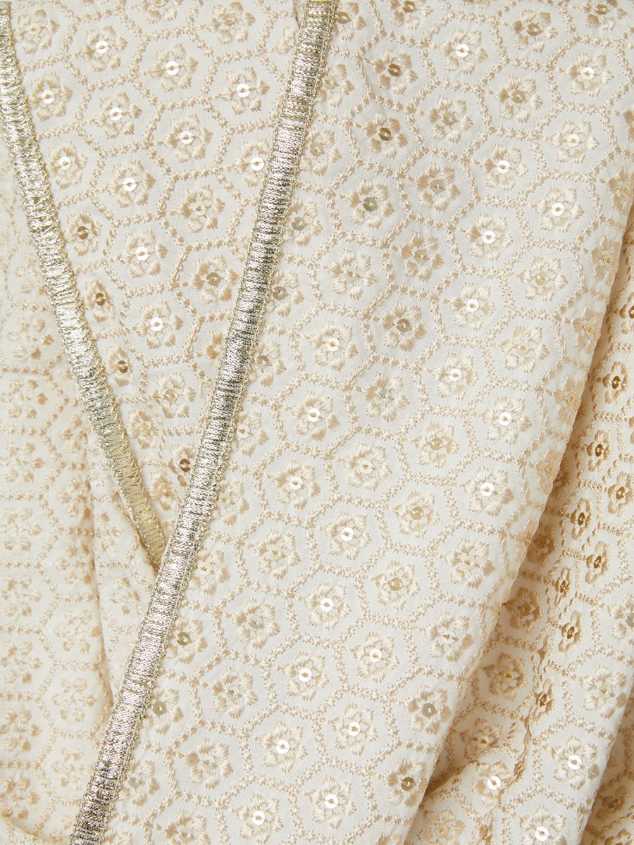 Men's Off White - Dupatta - House of Sarvati LLC