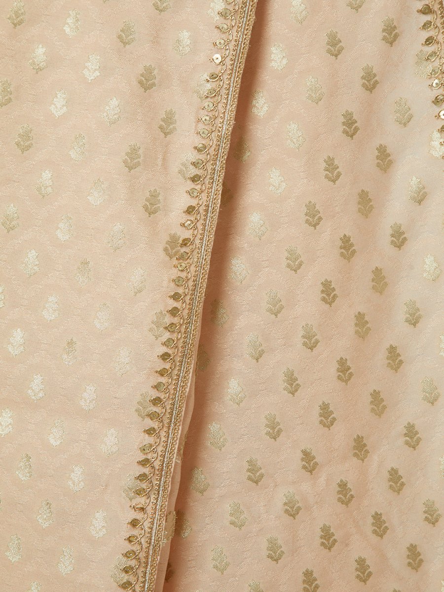 Men's Peach - Dupatta - House of Sarvati LLC