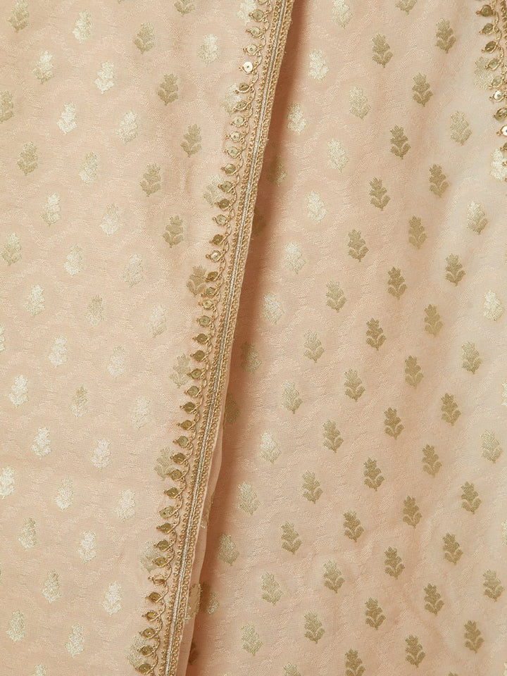 Men's Peach - Dupatta - House of Sarvati LLC