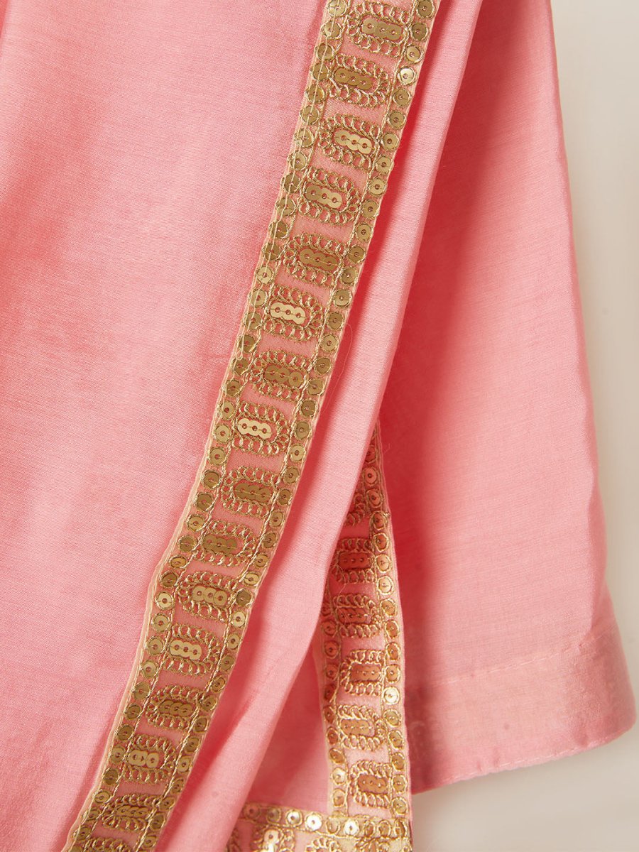 Men's Pink - Dupatta - House of Sarvati LLC
