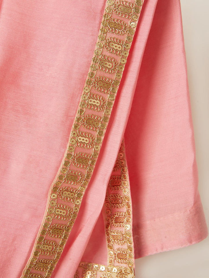 Men's Pink - Dupatta - House of Sarvati LLC