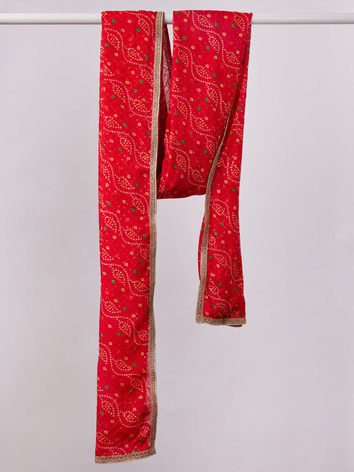 Men's Red - Dupatta - House of Sarvati LLC