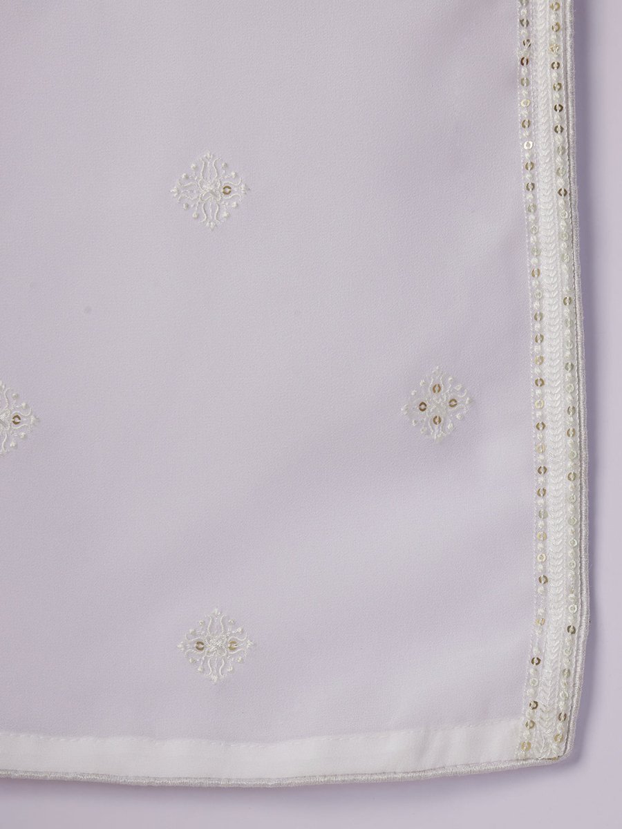 Men's White - Dupatta - House of Sarvati LLC